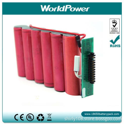 rechargeable 14.8V 4000mah li-ion battery pack